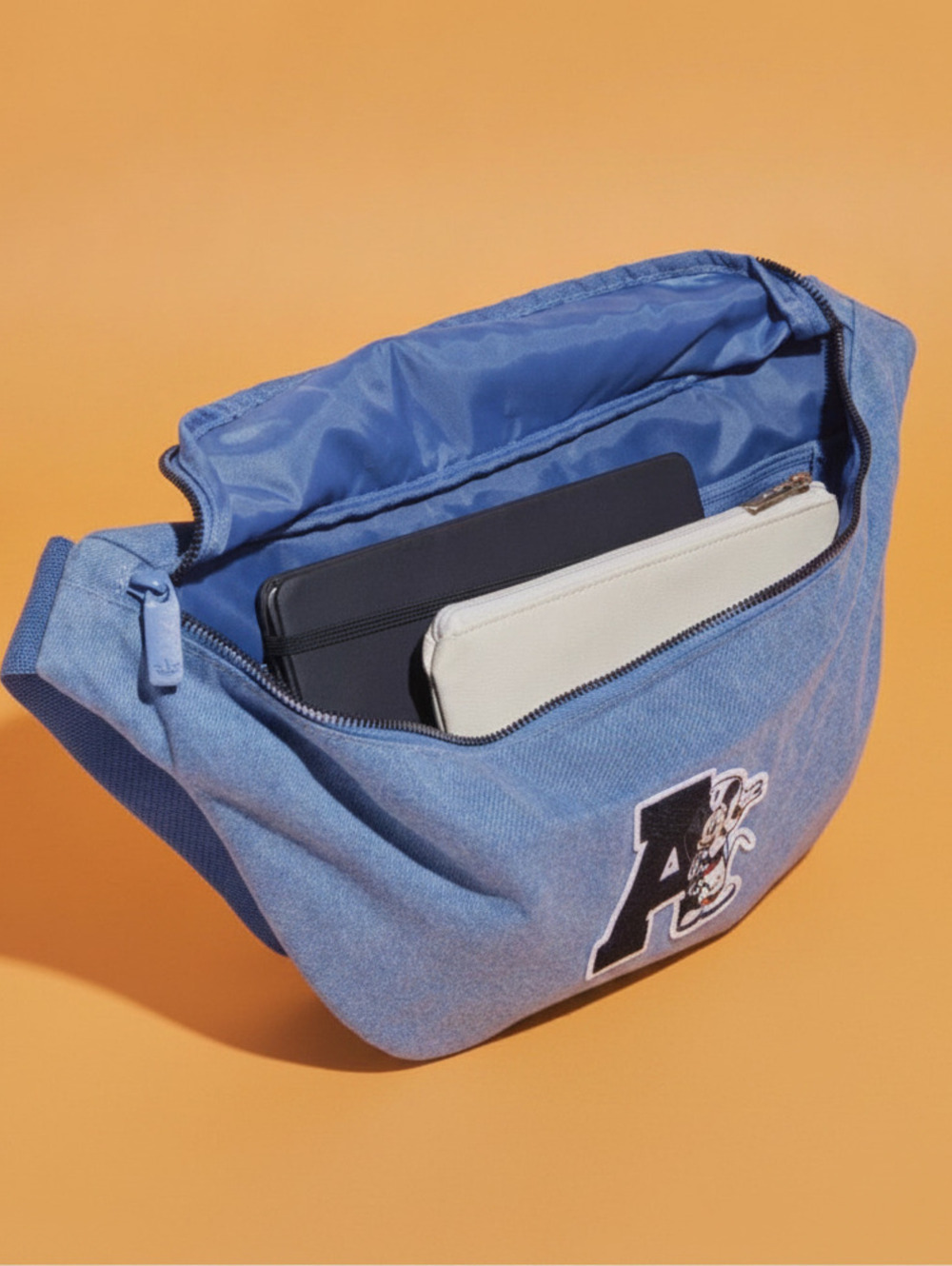 Adidas Originals x Disney Denim Fanny Waist Bag | MSRP: $65 - Picture 4 of 8